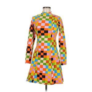 Nooworks Cardinal Party Mockneck Long Sleeve Dress M